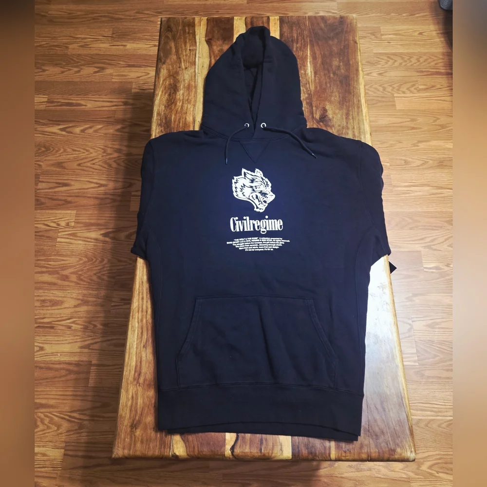 Darc Sport/Civil Regime Collab Black Hoodie - Picture 9 of 10